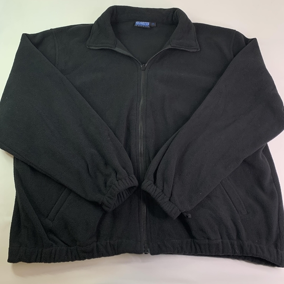 ERB Safety Aware Wear Mens Work Jacket Solid Black Polyester Size 2XL - Picture 1 of 6